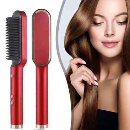Electric Hair Straightener Comb Brush