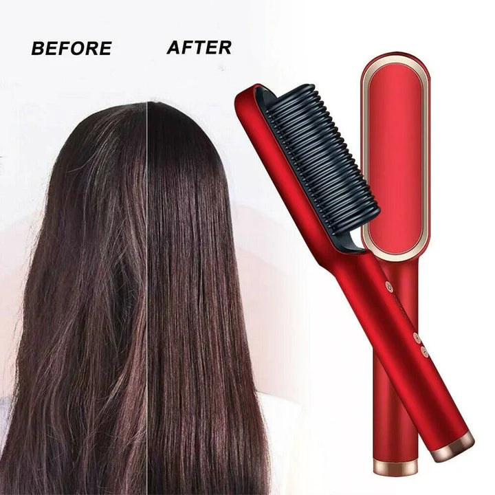 Electric Hair Straightener Comb Brush