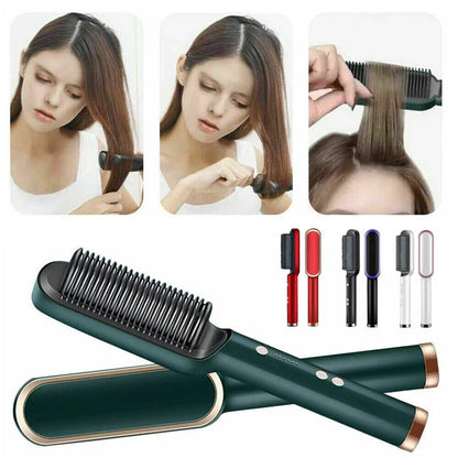 Electric Hair Straightener Comb Brush
