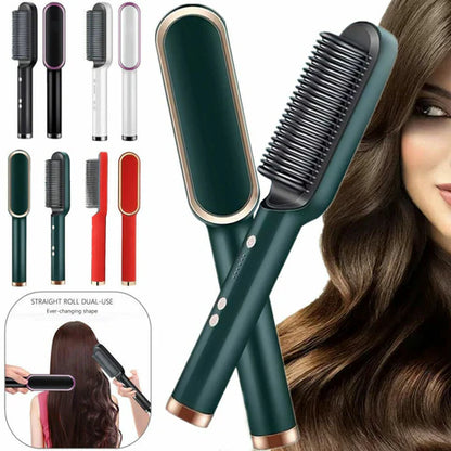 Electric Hair Straightener Comb Brush