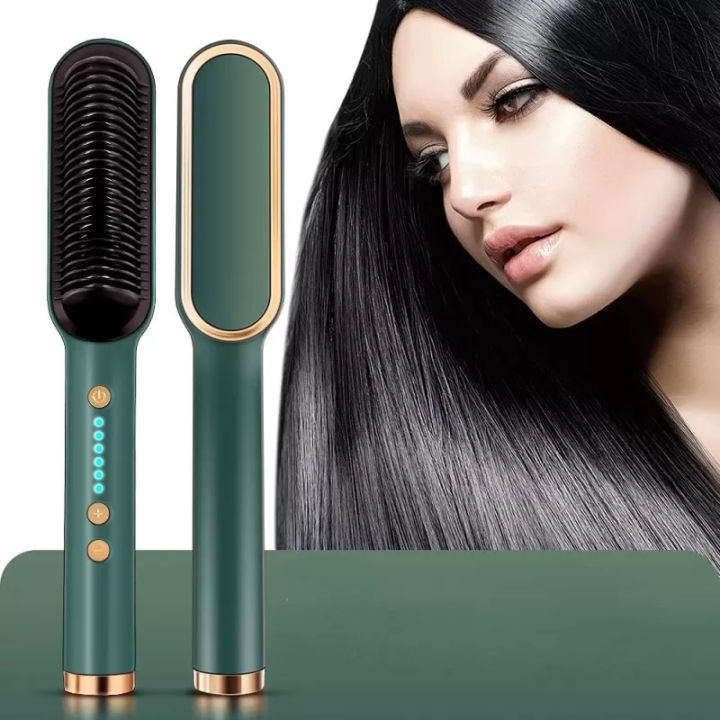 Electric Hair Straightener Comb Brush