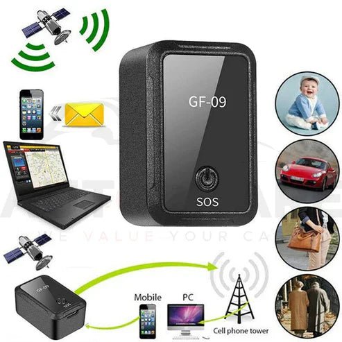 GPS Tracker Portable Mini Hidden Real Time GPS Tracking Device Bike And Car - Arbaaz Collection